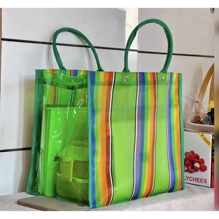 กระเป๋าถือ สุดชิค summer shopping bags ของแท้100%