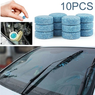 10 pcs Car Glass Screen Wash Tablets Concentrated Convenient Ready-to-Use