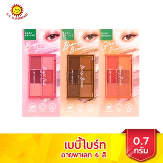 เบบี้ไบร์ท อายพาเลท ขนาด 0.7G X 6 สี