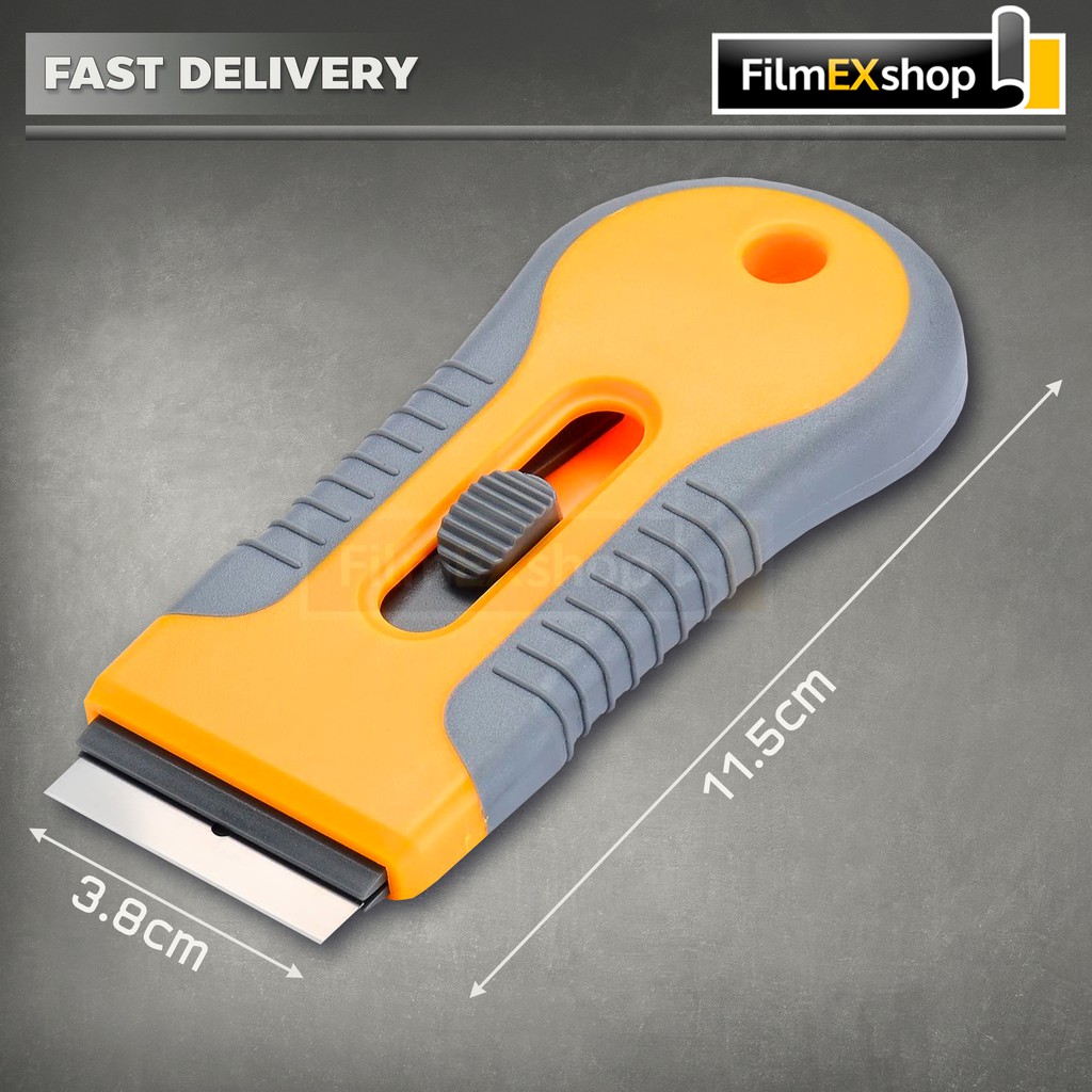 มีดขูดทำความสะอาดกระจก มีดขูดสี มีดขูดลอกฟิล์ม คัตเตอร์ขูดสี เครื่องมือติดฟิล์ม Scraper SCR-26