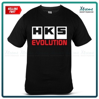 Hks เสื้อยืดลําลอง แขนสั้น คอกลม พิมพ์ลายรถยนต์แข่งรถวิวัฒนาการ มอเตอร์ Perforce Tuning Electronics สําหรับผู้ชาย 190818