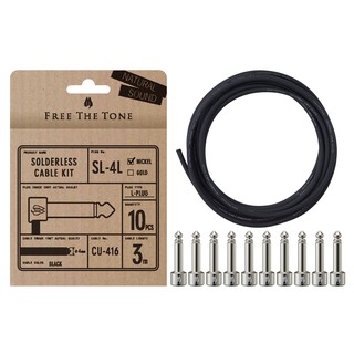 Free The Tone SL-4 SERIES SOLDERLESS CABLE Kit สายพ่วง Effect ตัดต่อได้เองโดยไม่ต้องบัดกรี