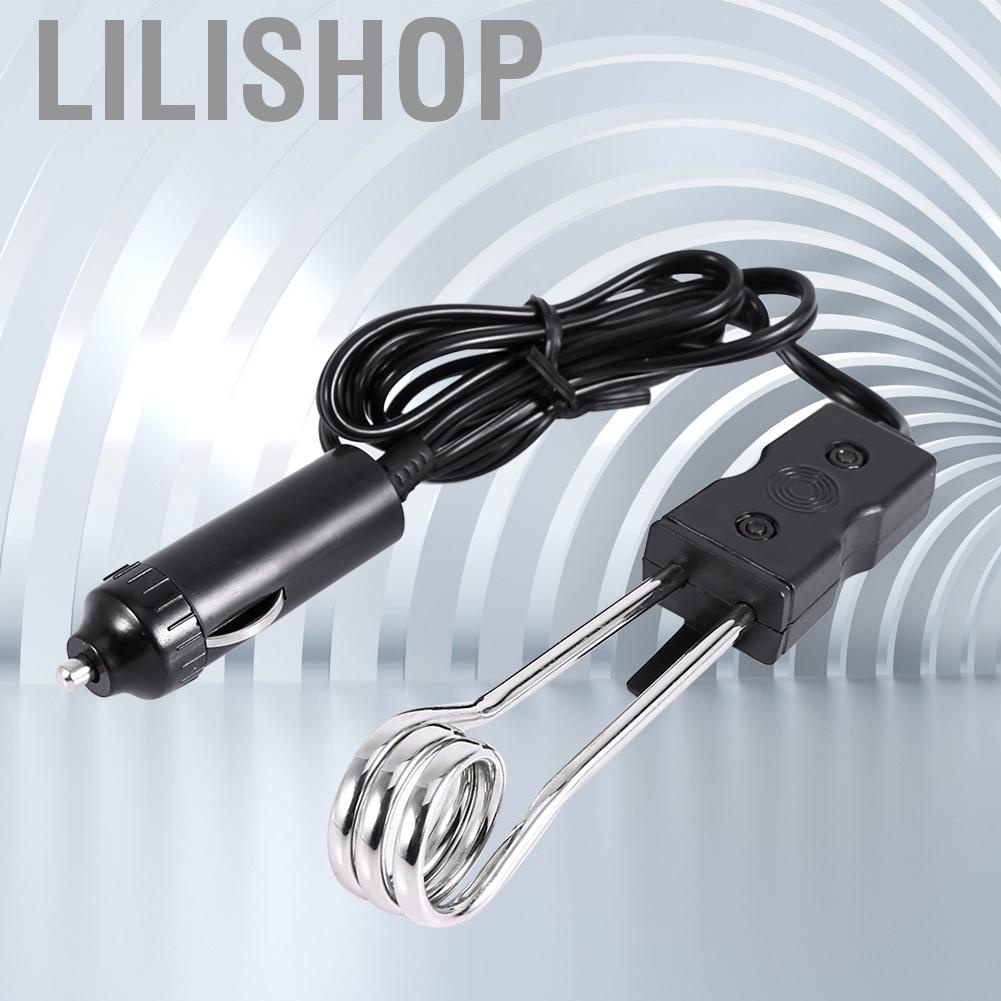 Lilishop Car Immersion Heater  Submersible Instant Hot Water Warmer Light Weight Boiled Tool Mini Electric for Picnic Camping for
Traveling