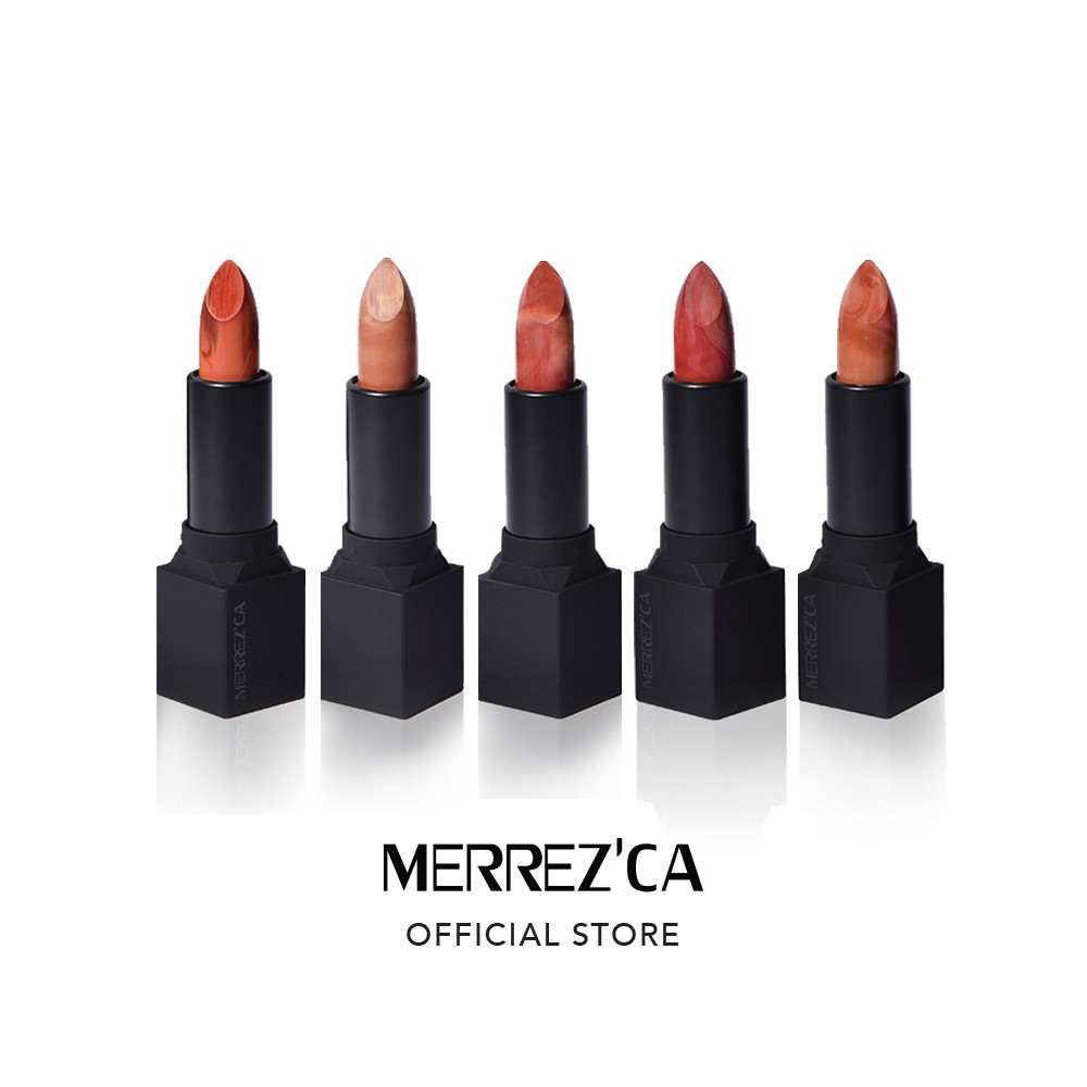 MERREZ'CA GETTING READY FOR LIP COLOR เมอร์เรซกา เก็ตติ้ง เรดดี้ ลิป เครื่องสำอาง ลิปสติก ลิปแมท