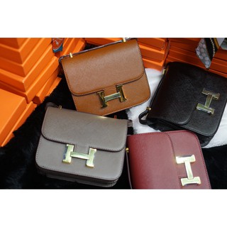 ทักแชทเช็คสี  กระเป๋า สไตล์ Hermes CONSTANCE งานสะพาย crossbody