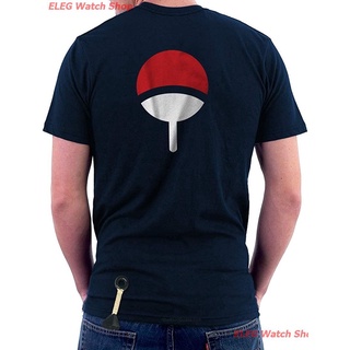 เสื้อยืดลำลอง TheShirtDudes Uchiha Clan - Adult T-Shirt For Naruto Anime Cosplay Popular T-shirts