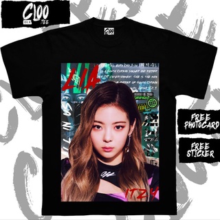 เสื้อยืดผ้าฝ้ายพิมพ์ลายKAOS KPOP LIA ITZY Tshirt