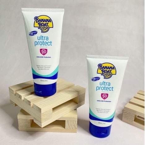 [แพ๊คคู่] Banana Boat Aqua Daily & Ultra Protect Sunscreen Lotion SPF50+PA+++ (90ml.) SFW21+E115R - รูปที่ 3