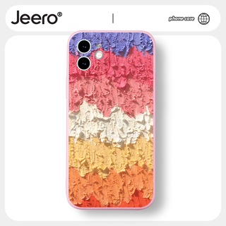 Jeero เคสไอโฟน เคสซิลิโคนนุ่มกันกระแทกน่ารักตลก เคสโทรศัพท์ Compatible for iPhone 15 14 13 12 11 Pro Max SE 2020 X XR XS 8 7 ip 6S 6 Plus HFF1560