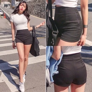 พร้อมส่ง กาเกงสกินนี่ ขาสั้น Skinny Shorts