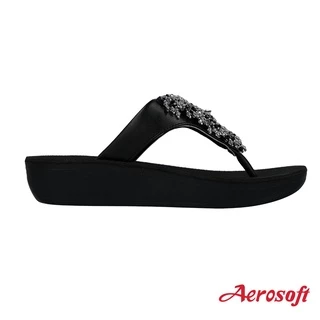 Aerosoft (แอโร่ซอฟ) รองเท้าแตะผู้หญิง รองเท้าแฟชั่น แบบหนีบ นิ่มๆ เพื่อสุขภาพ รุ่น FW8386
