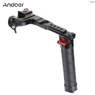 Andoer ด้ามจับอลูมิเนียมสลิงพร้อมเย็นรองเท้า 1/4 3/8 สําหรับ Dji Ronin S 2 / Ronin Sc 2 Gimble