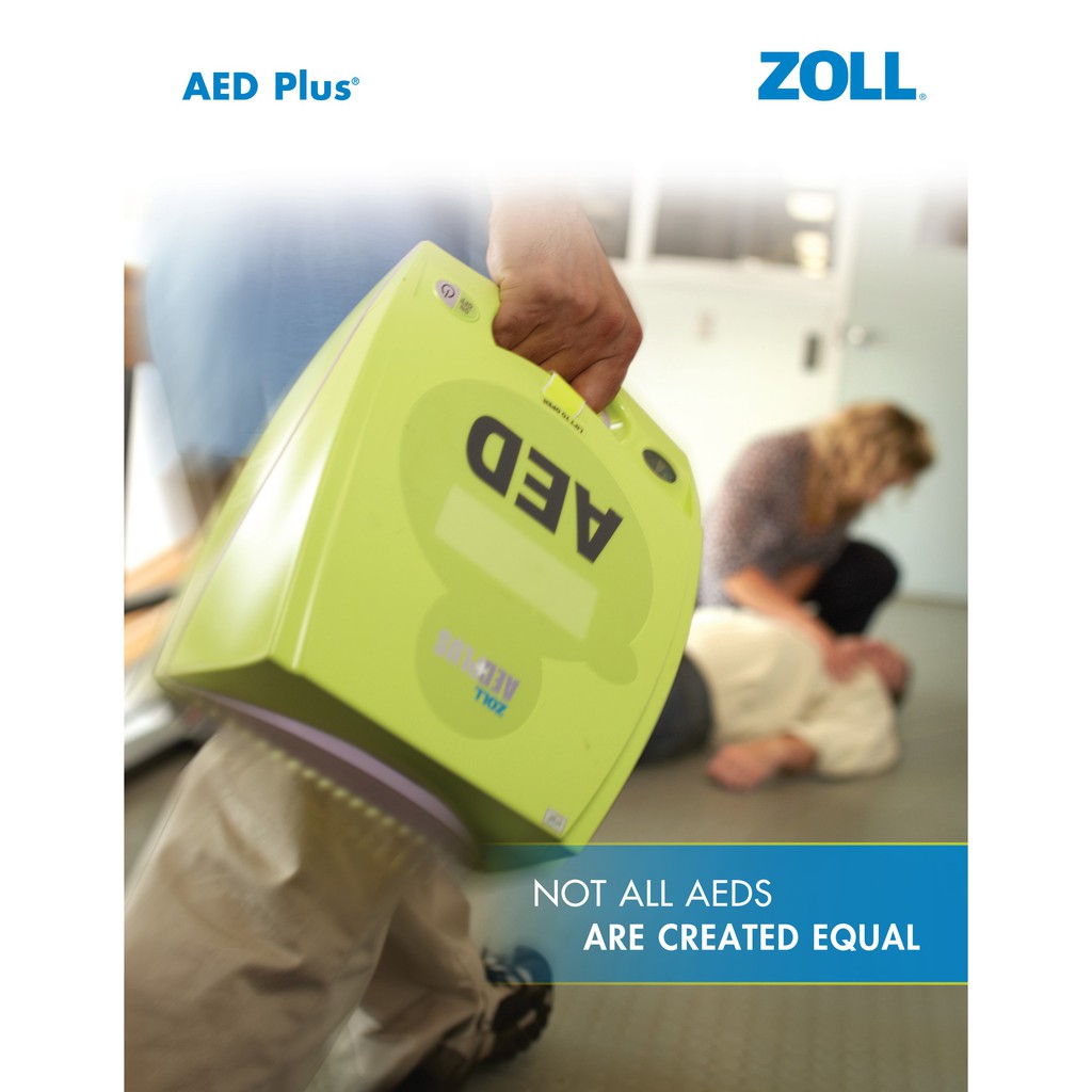 Zoll AED plus ((Automated External Defibrillator, AED) เครื่องกระตุกหัวใจ