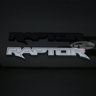 โลโก้ RAPTOR ติดฝากระบะท้าย ฟอร์ด เรนเจอร์ แร็พเตอร์ FORD RANGER RAPTOR ขนาด 5.5 x 33 cm.