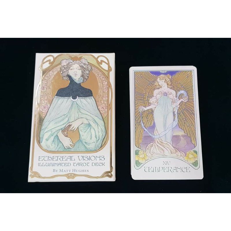 Ethereal Visions Tarot ไพ่ยิปซีเคลือบทอง ไพ่ยิปซีแท้ลดราคา ไพ่ยิปซี ไพ่ทาโร่ต์ ไพ่ออราเคิล Tarot Ora