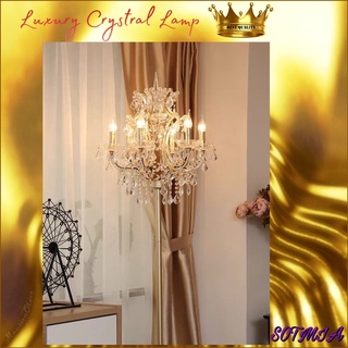 CT105A034 SOTMIA #โคมไฟ ตั้งพื้น โคมไฟตั้งโต๊ะ โคมไฟหัวเตียง floor lamp table lamp คริสตัล หรูหรา สวยงาม ตกแต่งบ้าน