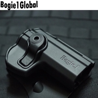 Bogie.1 ซองปืนโพลิเมอร์ ซองโพลิเมอร์ CZ Compact แบบไม่มีราง สำหรับงานยุทธวิธี (สีดำ)