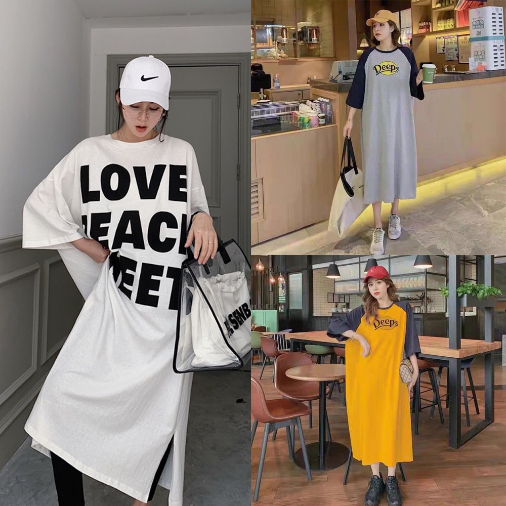 6xl ชุดนอน ชุดเดรสยาว ผ้าฝ้าย ทรงหลวม น่ารัก สําหรับสตรี 6xl 6xl