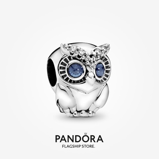 Pandora เครื่องราง จี้รูปนกฮูก ของขวัญวันเกิด สําหรับสุภาพสตรี p825