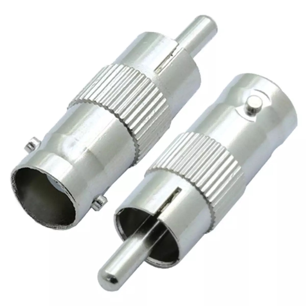 BNC Female to RCA Male Adapter Connector Adapter สําหรับกล้องวงจรปิด