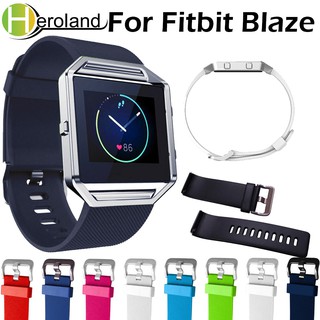 สายรัดข้อมือซิลิโคนแบบนุ่มสำหรับ Fitbit Blaze