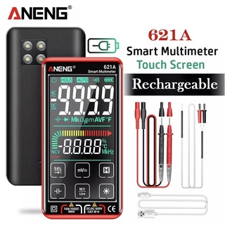 ANENG 621A Touch Screen Digital Multimeter 9999 Counts Auto Range Rechargeable Portable NCV Universal Meter Voltmete