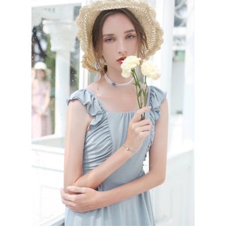 Sweet Peach : Cotton Candy Dress เดรสสายเดี่ยวใส่สบาย