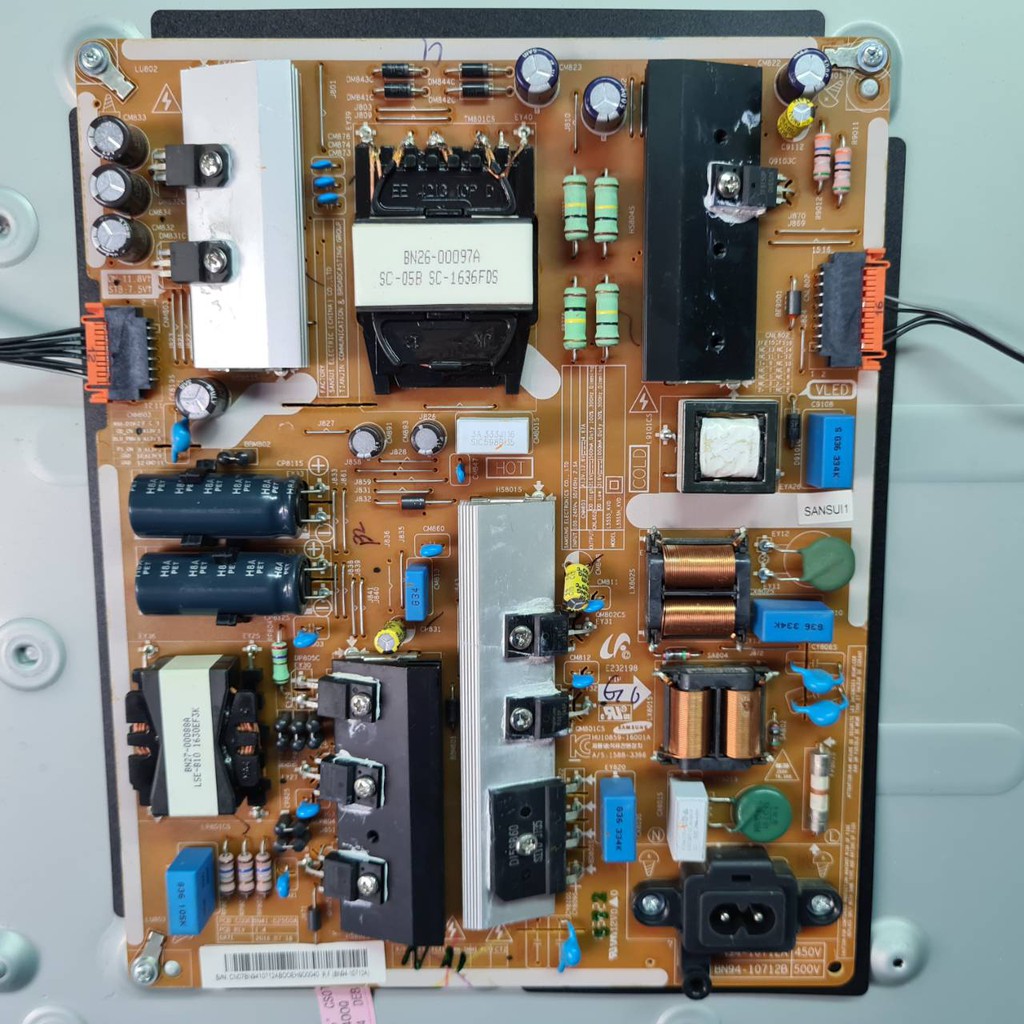 เพาเวอร์ซัพพลาย Power Supply Samsung รุ่น UA55KU6200, UA55KU6300, UA55KU6000K พาร์ท  BN94-10712B อะไ