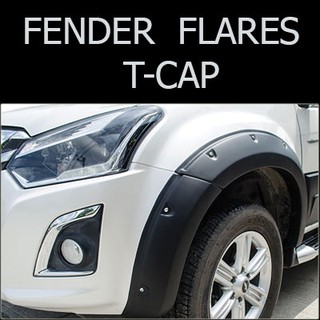 FENDER FLARES โป่งเย็บ 6 นิ้ว D-MAX 2012-2015 สำหรับ รถสูง -4 Drs/4 ประตู-