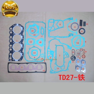 TD27 Full gasket set kit for FORD MAVERICK 2.7TD 2663CC 2664CC 2.7TD  FOR Nissan pathfinder terrano II/van 2.7TD/D/TDI 5