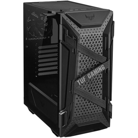CASE (เคสเกมมิ่ง) ASUS TUF GAMING GT301 Mid-Tower Case Fits ATX with Tempered Glass Black