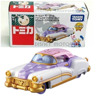 แท้ 100% จากญี่ปุ่น โมเดล ดิสนีย์ เดซี่ ดั๊ก รถคลาสสิค Takara Tomy Disney Cars Daisy DuckTomica Motors Special-Edition