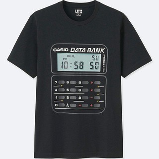 Uniqlo เสื้อยืด ลายธนาคารข้อมูล Ut Casio พลัสไซซ์ ของขวัญวันเกิด สําหรับผู้ชาย