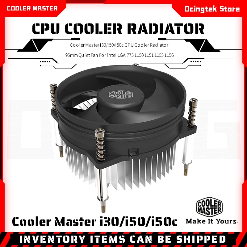 Cooler Master i30 CPU  Cooler support Intel LGA 1156/1155/1151/1150