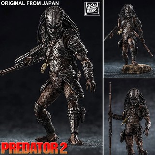 Model Figma งานแท้ Original ฟิกม่า Hiya Toys Predator 2 คนไม่ใช่คน 2 บดเมืองมนุษย์ Guardian Predator Exquisite Mini