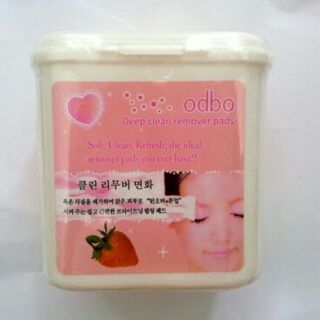 แผ่นเช็ดเครื่องสำอางค์ odbo 