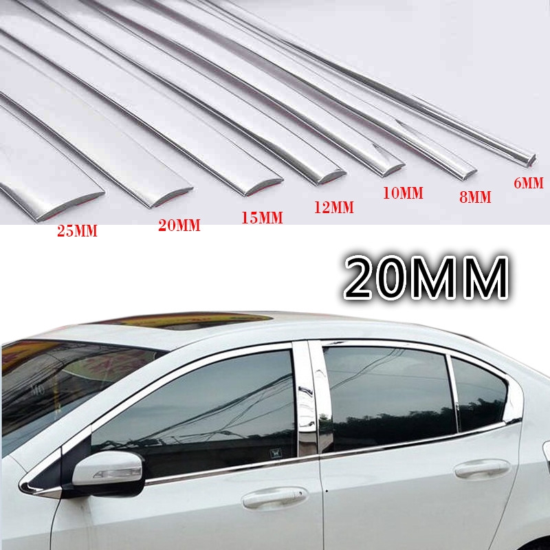 chrome car trim tape
