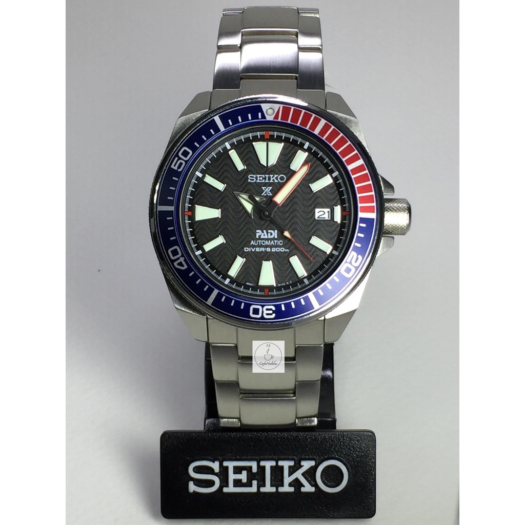 นาฬิกา SEIKO PROSPEX PADI SAMURAI รุ่น SRPB99K1 AUTOMATIC SCUBA DRIVER'S 200 m. Special Edition
