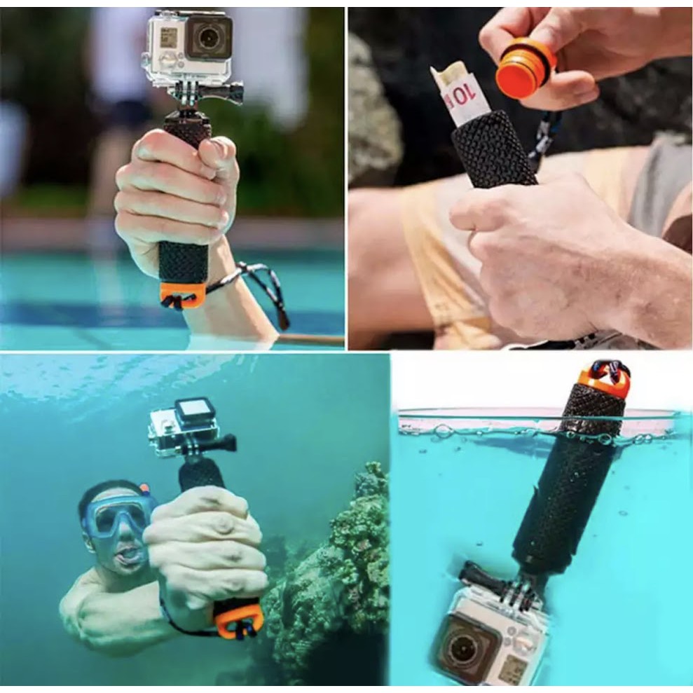 พร้อมส่ง Water Floating Hand Grip Handle Mount Float อุปกรณ์เสริมสำหรับActionกล้อง
