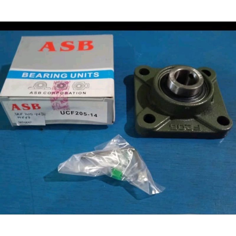 แบริ่ง Laher Laker Pillow Block UCF 205-14 UCF 205 - 14 เพลา 22 มม. ASB