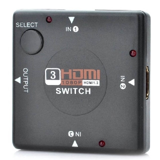 igootech Mini 4-Port 1080P HDMI Switch 3-IN/1-OUT