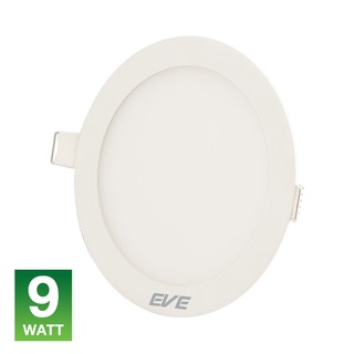 The rich โคมดาวน์ไลท์หน้ากลม 6 นิ้ว LED 9 วัตต์ Tri-Color EVE LIGHTING รุ่น RD 9W(3IN1) สีขาว