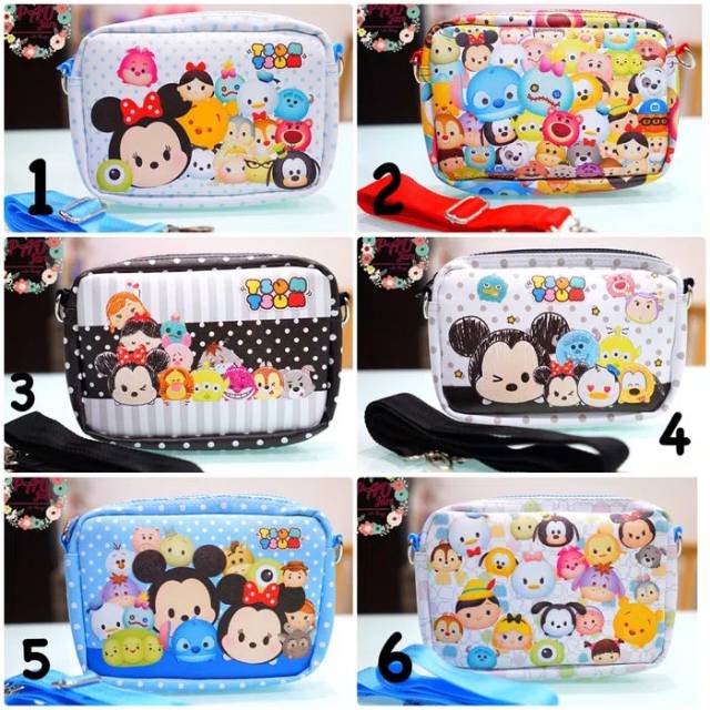 กระเป๋าสะพายข้างเด็ก / กระเป๋านักเรียน tsum kitty pony / little pony / hello kittytas