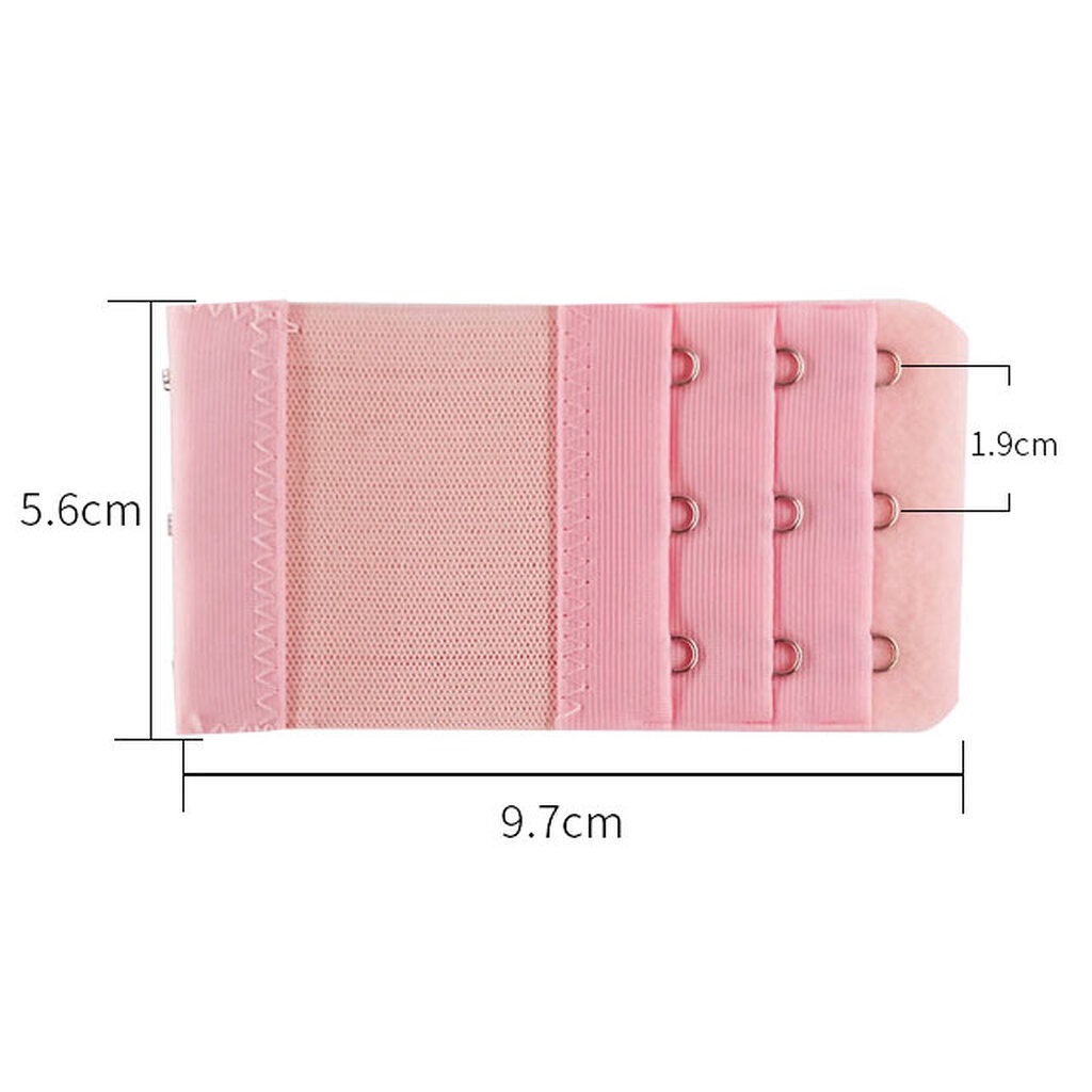 แผ่นต่อหลังเสื้อชั้นใน 3 ตะขอ แบบมียางยืด สำหรับใส่ด้านหลังเสื้อใน เพิ่มขนาดรอบใต้อก (เก็บเงินปลายทางได้) - รูปที่ 6