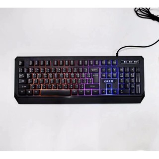 OKER KM-998 Bonfire Gamiong Keyboard คีย์บอร์ดเกมมิ่ง jOVP