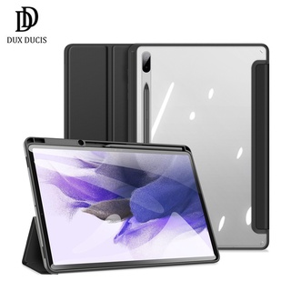 Dux DUCIS เคสหนัง PU ฝาพับอัจฉริยะ พร้อมช่องใส่ดินสอ สําหรับ Samsung Tab S8 Ultra S8 Plus