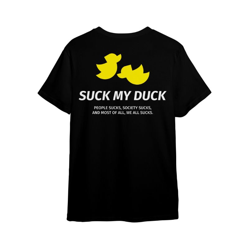 เสื้อยืด ลาย Motherduckers - Suck My Duck | สีดํา