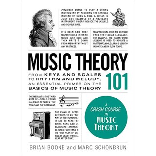[English Book]1️⃣0️⃣1️⃣‼Music Theory 101 : From Keys and Scales to Rhythm and Melody[Hardcover]
