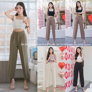 🌈ทรงลุง🌈 ถูกที่สุด!กางเกงทรงลุง ทรงกระบอกขายาวเอวสูง วินเทจ …