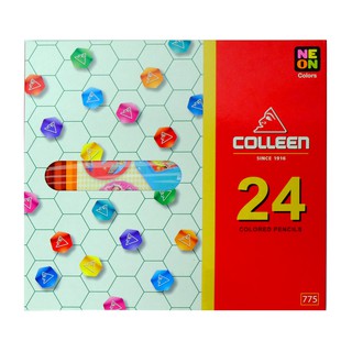 สีไม้ยาว 24 สี ตรา Colleen No.775 Coloured Pencils